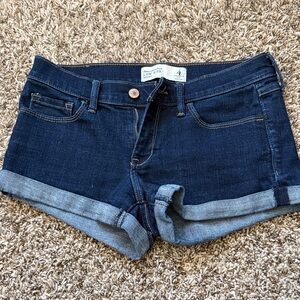Abercrombie & Fitch Indigo Low Rise Shorts